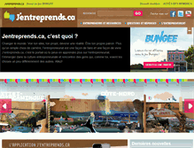 Tablet Screenshot of jentreprends.ca